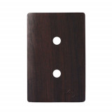 Placa p/ 2 furos 4x2 - Novara Tabaco